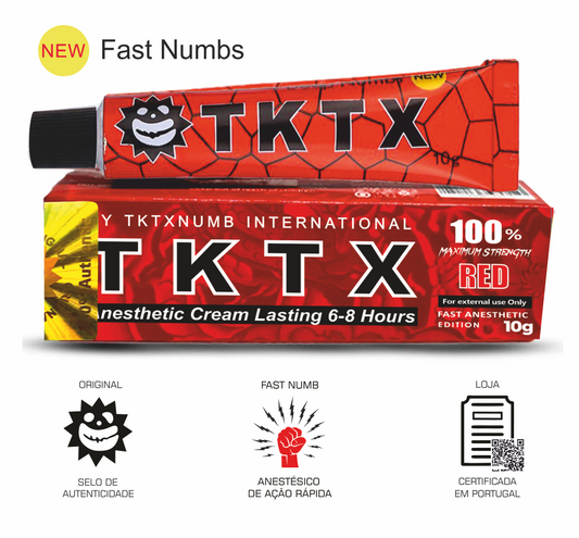 Pomada TKTX Red 100% - Edição Especial Fast Numb