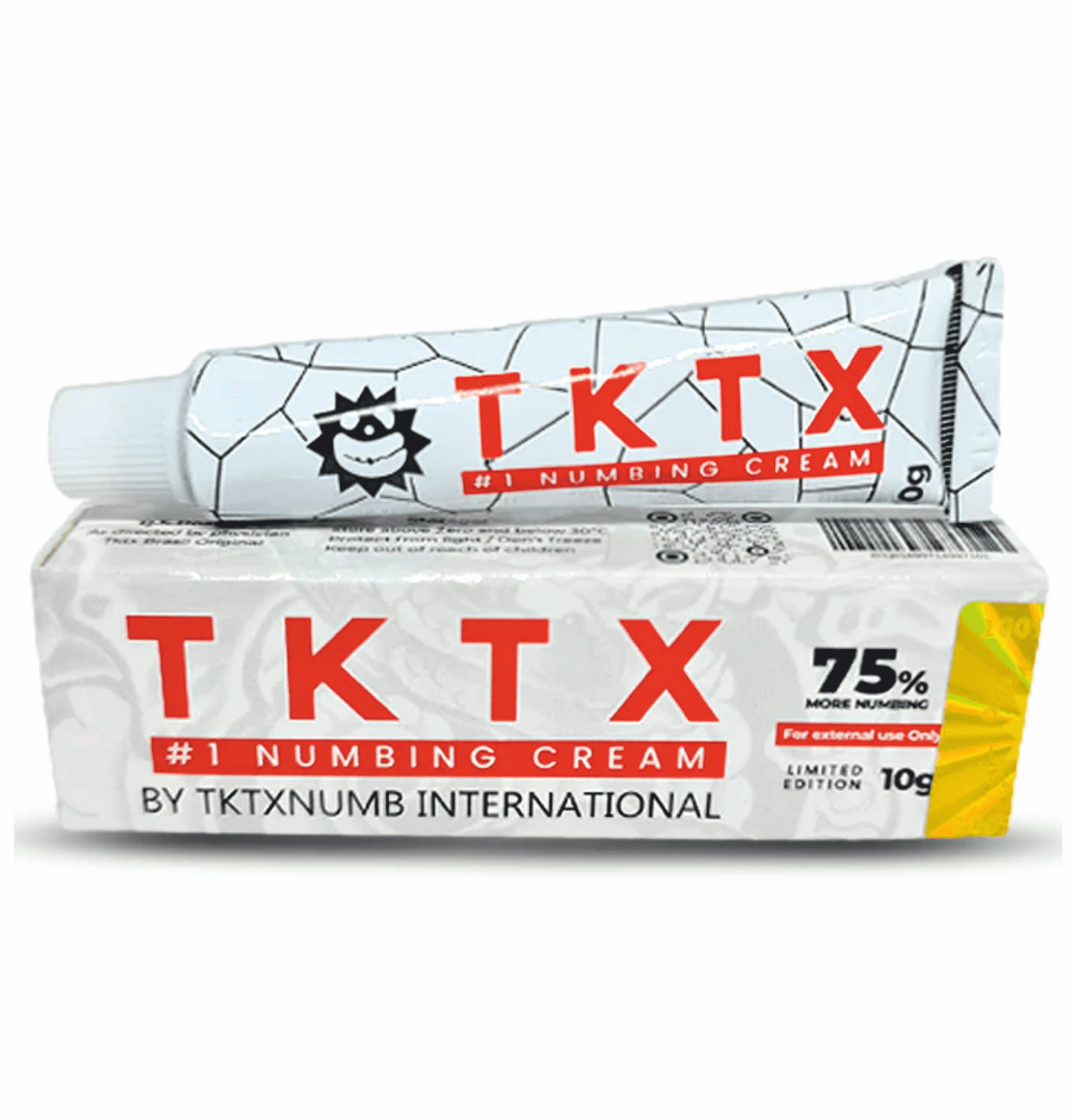 Pomada Anestésica TKTX White 75% - Anestésico Rápido.