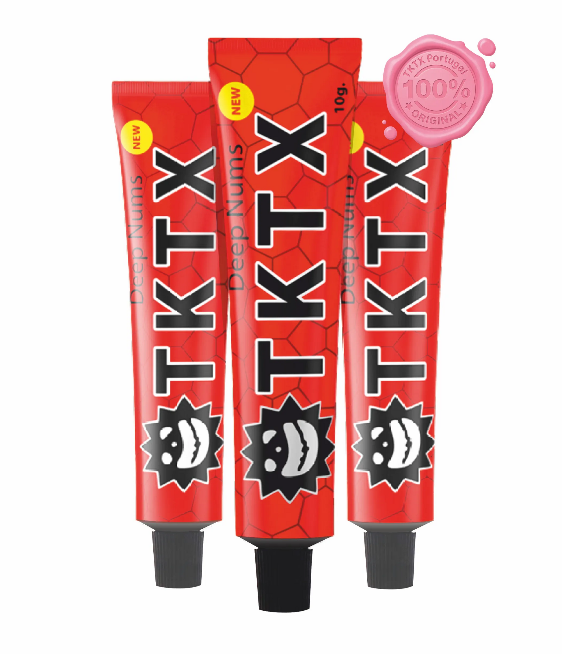 Creme cosmético TKTX Red 100% para conforto da pele em procedimentos estéticos