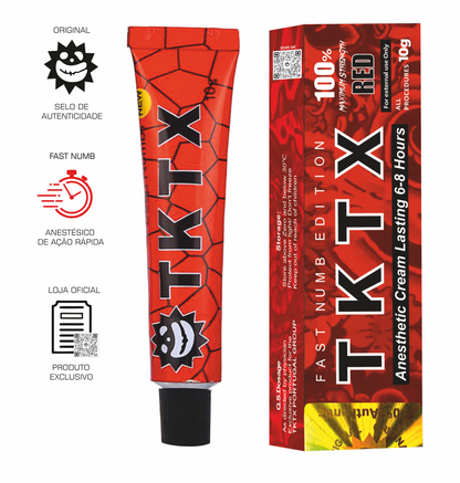 3 Unid. TKTX Red 100% - Edição Especial Fast Numbs