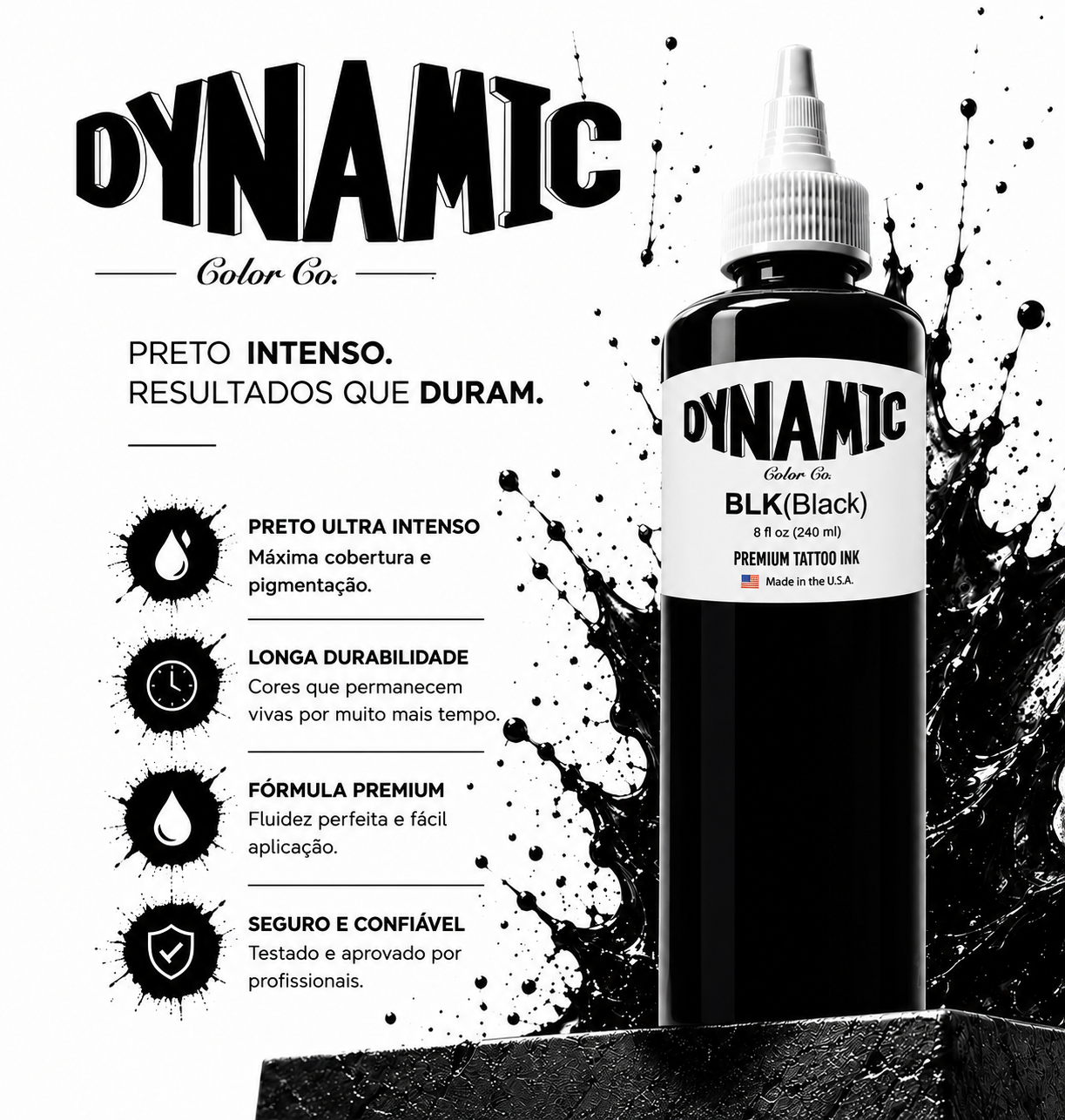 Tinta Artística - Dynamic Black 240ml