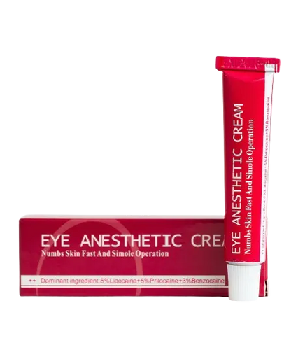 Eye Anesthetic Cream - creme cosmético para conforto da pele em procedimentos estéticos