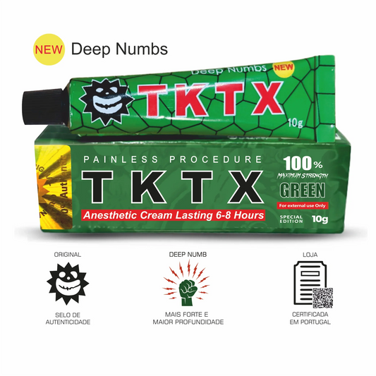 Pomada TKTX Green 100% - Ação de grande profundidade.