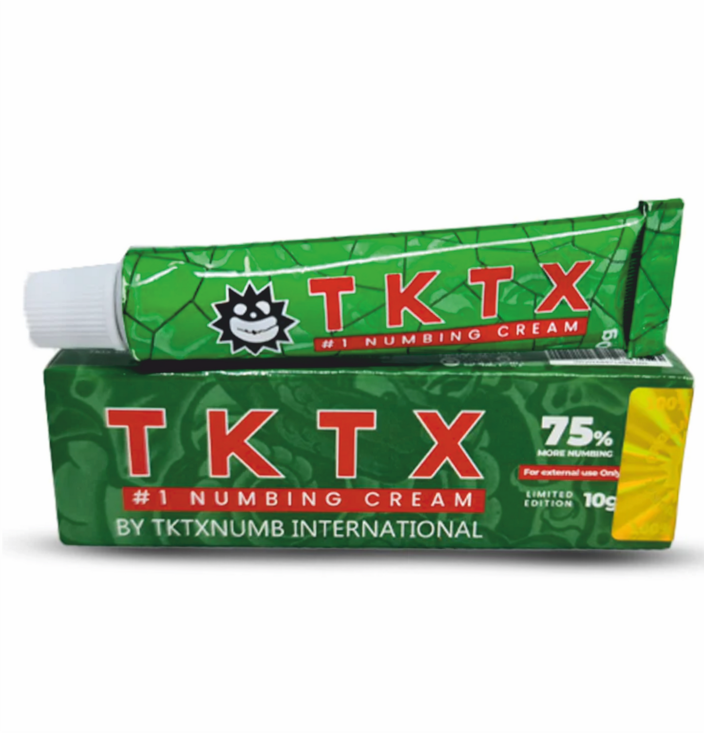 Pomadas Anestésicas TKTX 75% 100 Pcs (Todas as cores disponíveis)