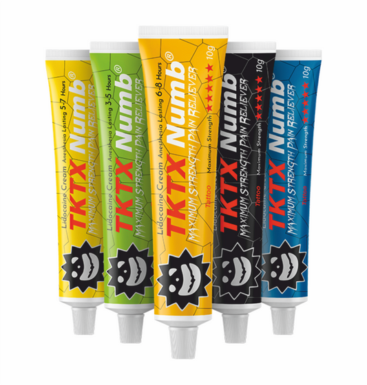 100pcs | TKTX Numb | MAXIMUM STRENGTH - Todas as cores disponíveis