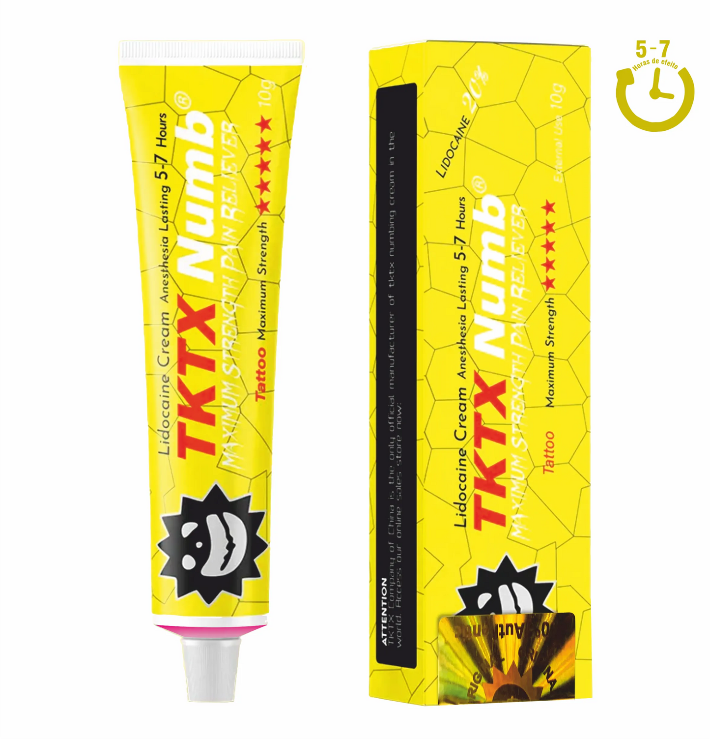 Pomada TKTX Numb Yellow | MAXIMUM STRENGTH