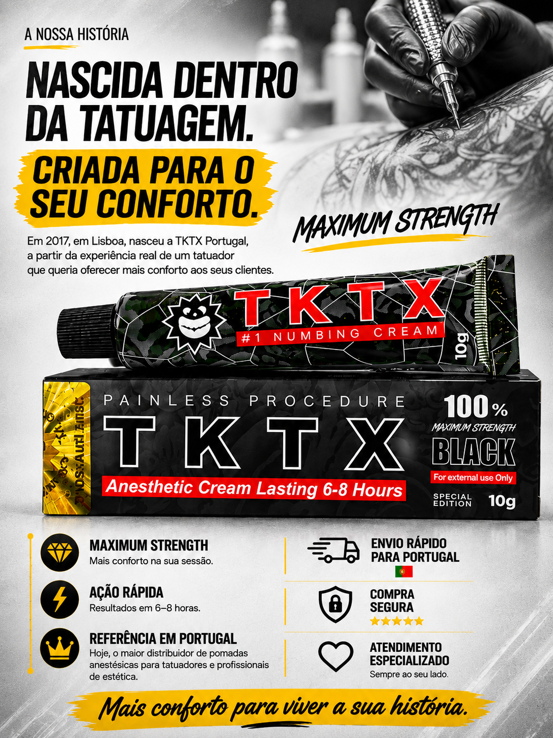 Pomada TKTX Black 100%