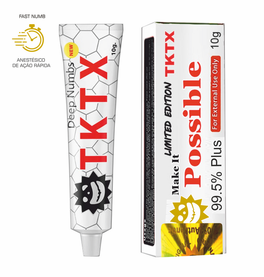 Pomada TKTX Possible White 99.5% - Procedimentos Rápidos.