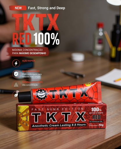 3 Unid. TKTX Red 100% - Edição Especial Fast Numbs