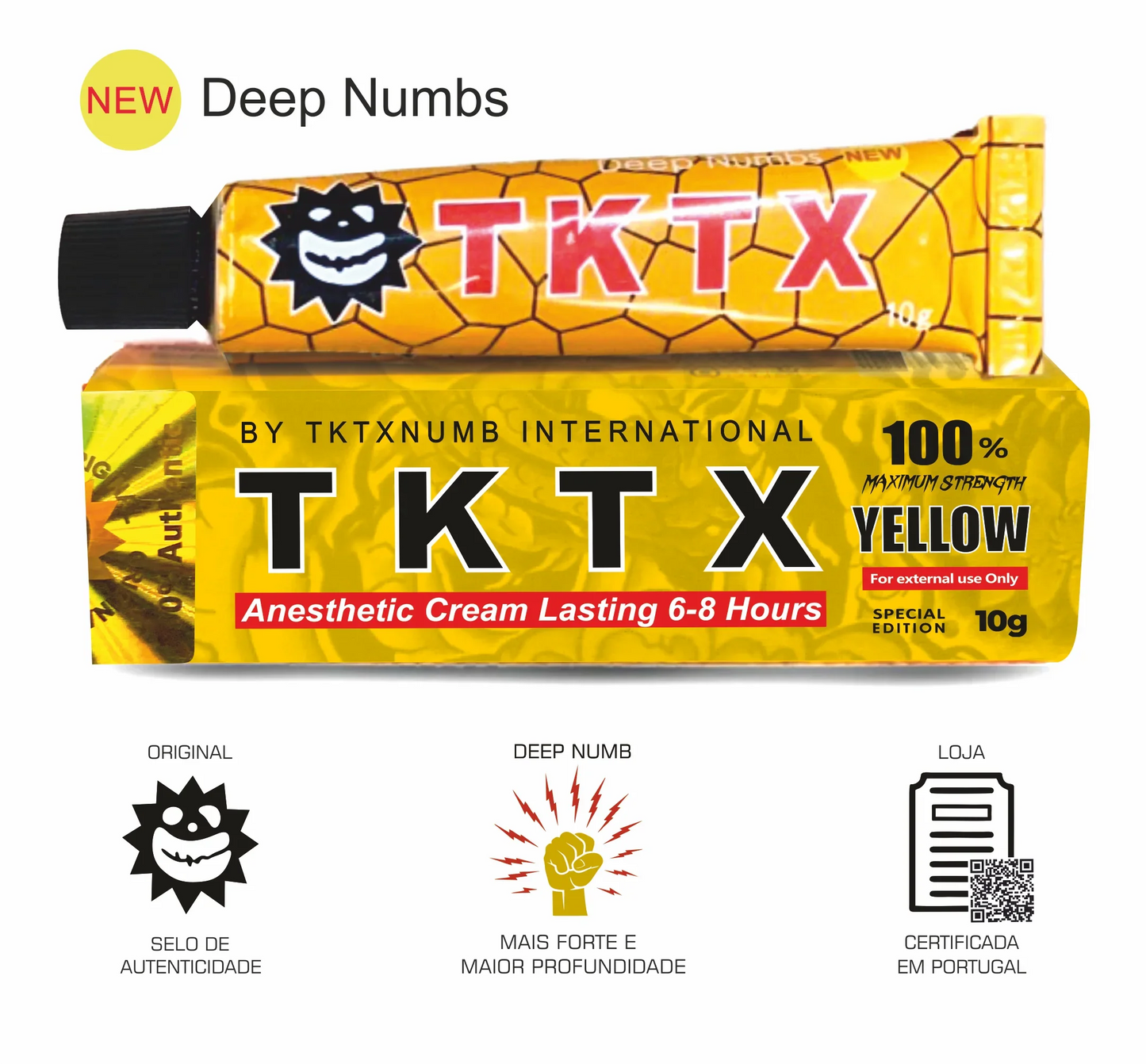 Pomadas TKTX 100% | Força Máxima | Produto Exclusivo